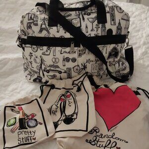 💗Brighton Travel Duffel Bag Tote 😎3 Accessorties Bags EXC💗